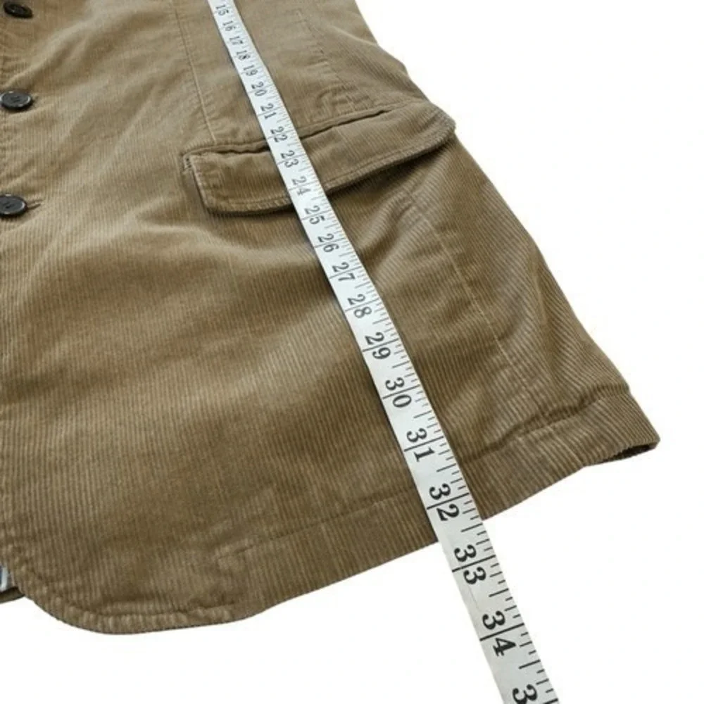Dunnes Stores Mens Camel Ribbed Corduroy Academic Sports Blazer Coat, 42L